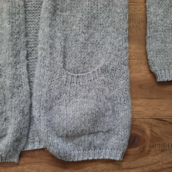 Mohair Blend Open Front Cardigan - Picture 4 of 16